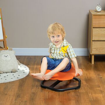 Aiyaplay Sensory Spinning Chair, Coordination & Balance, Orange
