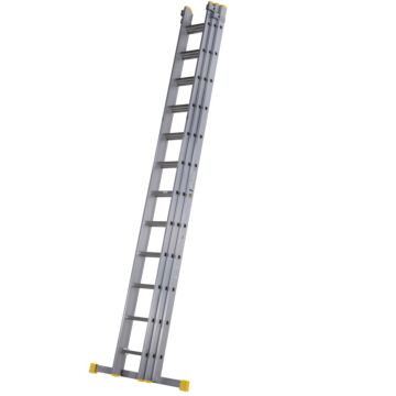 Square Rung Extension Ladder 3.58m Triple - 57712320