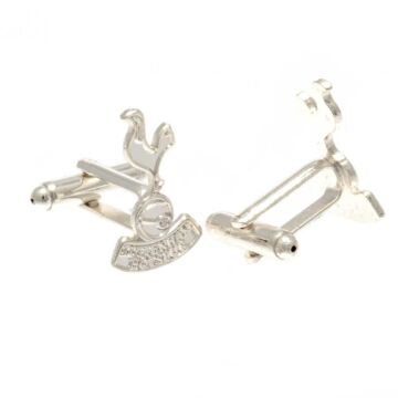 Tottenham Hotspur Fc Silver Plated Formed Cufflinks