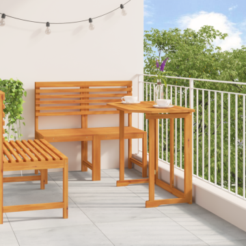 Vidaxl 4 Piece Garden Dining Set In Solid Acacia Wood
