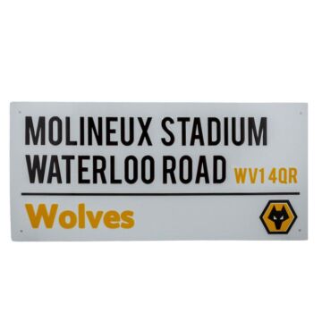 Wolverhampton Wanderers Fc White Street Sign