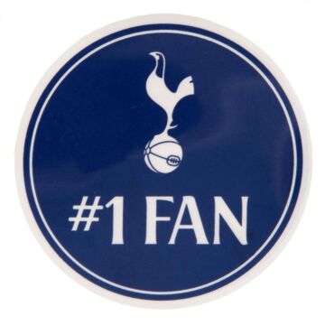 Tottenham Hotspur Fc No.1 Fan Car Sticker