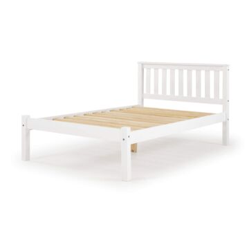 Manila Lfe Pine Bed 4 Foot White