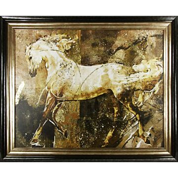 Gilded Horses I By Marta Wiley