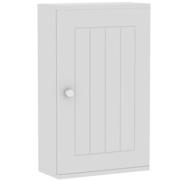 Bath Vida Priano 1 Door Wall Cabinet, White