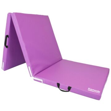 Komodo Tri Folding Yoga Mat - Purple