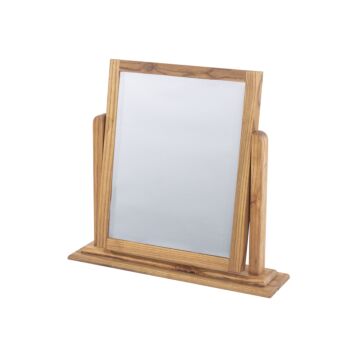 Dunkeld Single Mirror, Oak Finish (requires Assembly)