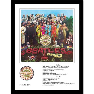 The Beatles Sgt Pepper Framed Collector Print