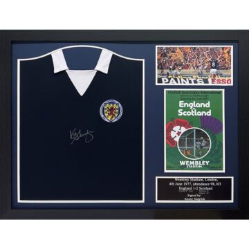 Scottish Fa 1978 Dalglish Signed Shirt (framed)