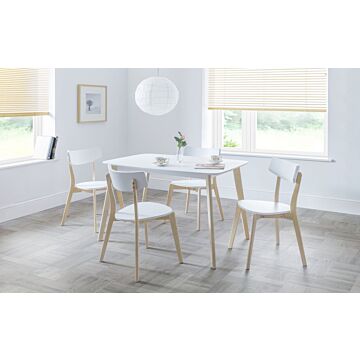 Casa Rectangular Dining Table White