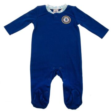 Chelsea Fc Sleepsuit 9-12 Mths Lt