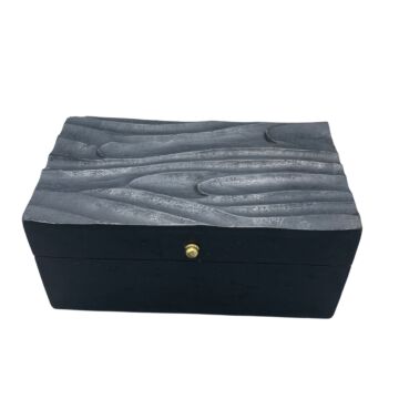 Vintage Deco - Multi Purpose Box - 22x12x10cm - Black Swirls