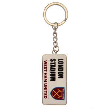 West Ham United Fc Street Sign Keyring