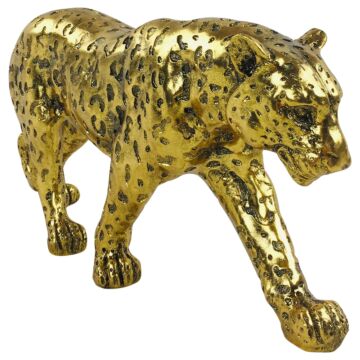 Gold Glitter Effect Leopard 40cm