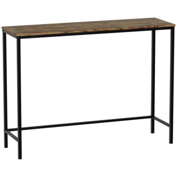 Brooklyn Console Table, Dark Wood