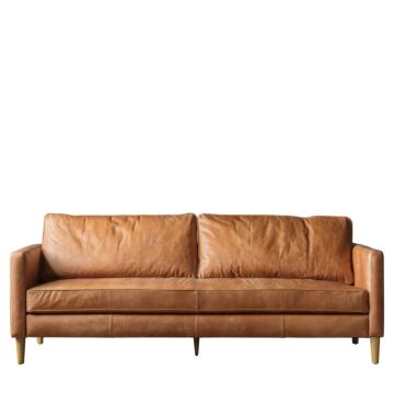 Osborne 3 Seater Sofa Vintage Brown Leather