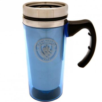 Manchester City Fc Handled Travel Mug