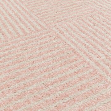 Muse 120x170cm Pink Geometric Rug Mu17