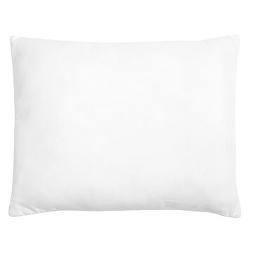 Bed Pillow White Microfibre 50 X 60 Cm Soft Beliani