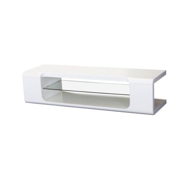 Parker High Gloss Tv Cabinet White