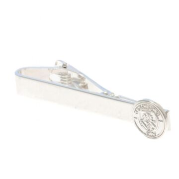 Manchester City Fc Silver Plated Tie Slide