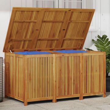 Vidaxl Garden Storage Box 150x80x75 Cm Solid Wood Acacia