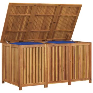 Vidaxl Garden Storage Box 150x80x75 Cm Solid Wood Acacia