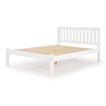 Manila Lfe Pine Bed King Size White