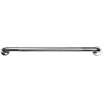 Stainless Steel Grab Bar With Knurled Grip - 60cm