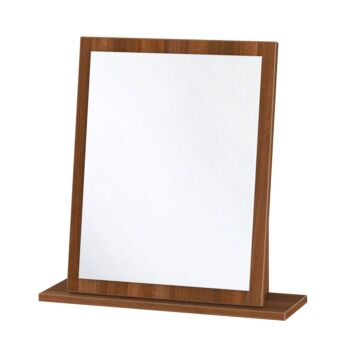 Contrast Small Desktop Mirror In Noche Walnut