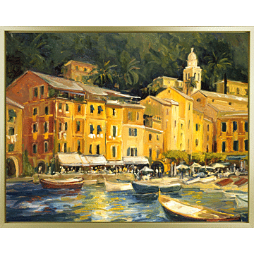 Scenic Italy I By Allayn Stevens - Framed Canvas
