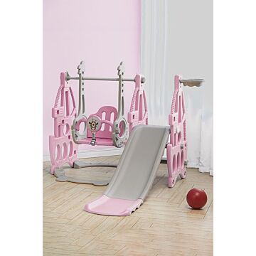 3 In 1 Children Swing And Slide Set Toddler Climber Playset