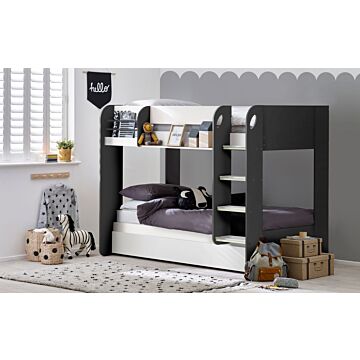 Mars Bunk & Underbed Charcoal & White