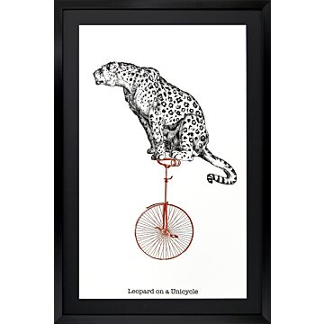 Leopard On A Unicycle By Gwen Aspall
