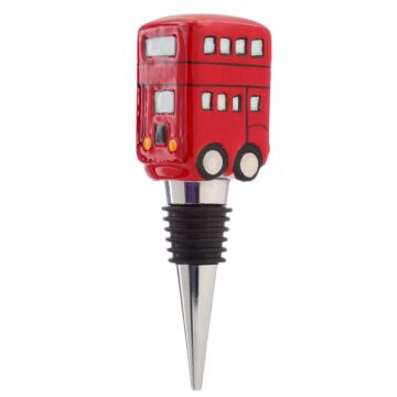 Novelty Ceramic Bottle Stopper - London Icons Routemaster Bus