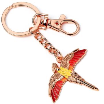 Harry Potter Charm Keyring Fawkes