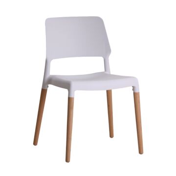 Riva Chair White (pack Of 2)