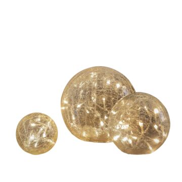 Crackle Balls 100x150x200mm Clear