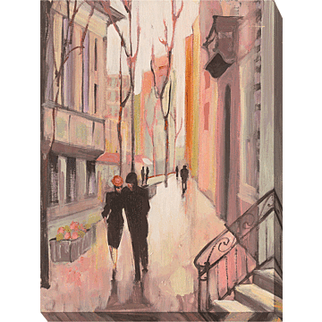 City Stroll Ii By Julia Purinton - Canvas Print