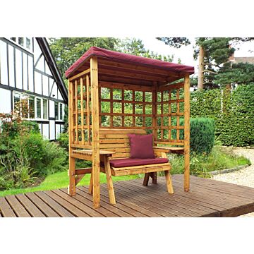 Wentworth Two Seat Arbour - Burgundy