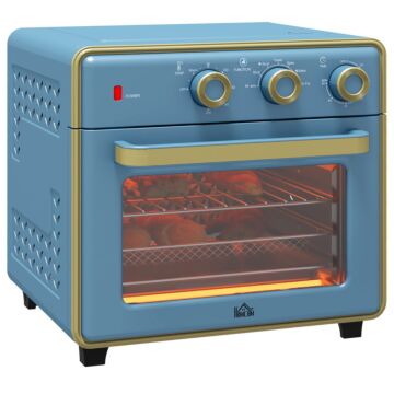 Homcom 20l 90-230℃ Mini Electric Oven - Blue