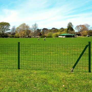 Vidaxl Euro Fence Steel 25x1.5 M Green