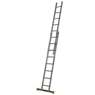 D Rung Extension Ladder 2.41m Double - 7222418
