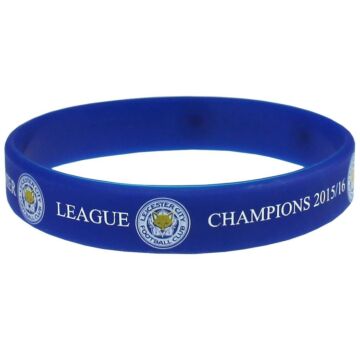 Leicester City Fc Premier League Champions Silicone Wristband