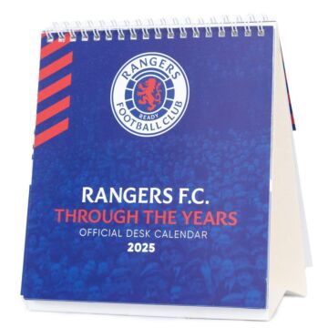 Rangers Fc Desktop Calendar 2025