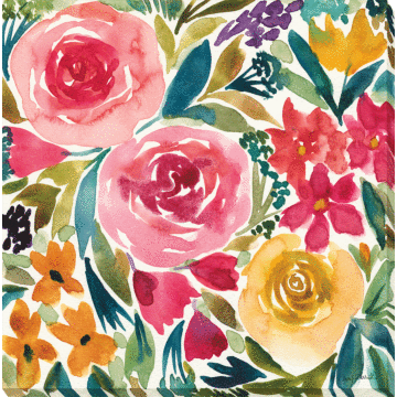 Summer Petals Iv By Cheryl Warwick - Canvas Print