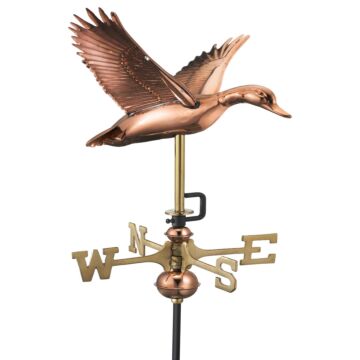 Flying Duck Cottage Copper Weathervane