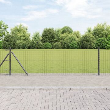 Vidaxl Fence Posts Set Of 52 Grey Concrete 3.2 X 3.2 X 70 Cm Durable
