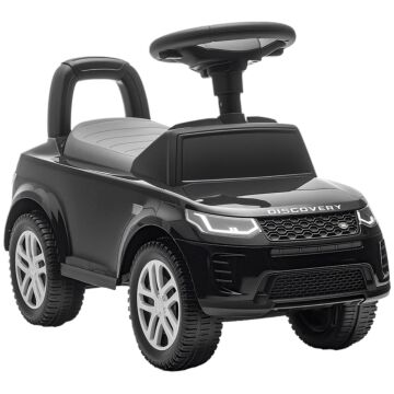 Aiyaplay Land Rover Licensed Toddler Ride On Car With Horn, Engine Sounds, Under-seat Storage, For 18-36 Months, Black
