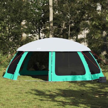 Vidaxl Pool Tent With Removable Fly & Mesh Walls Sea Green 690x690 Cm